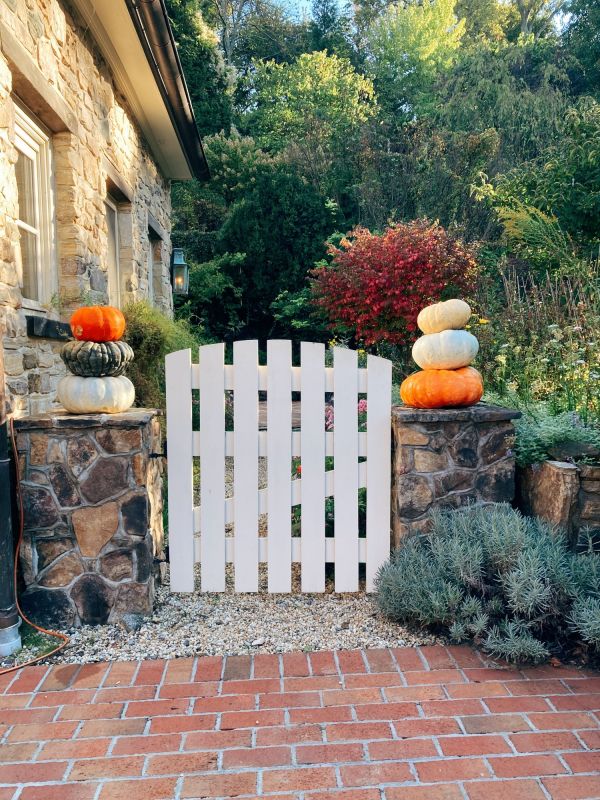 Decorated Fence and Gate