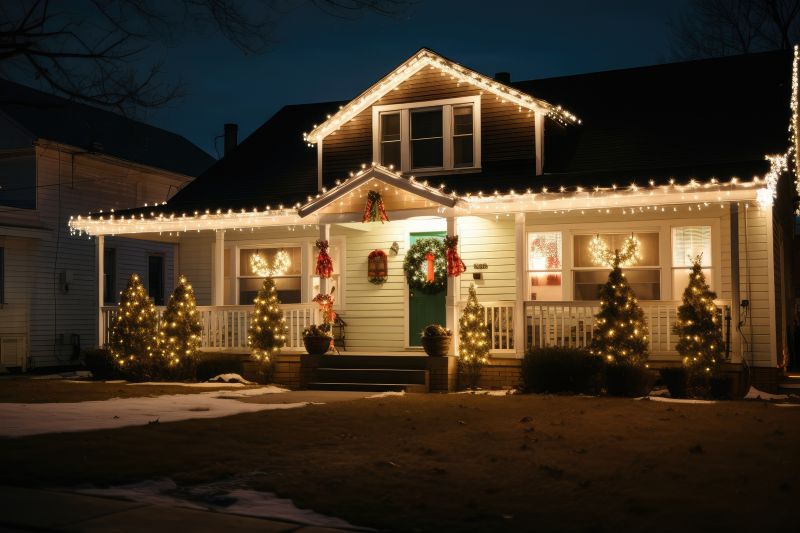 Decorated Rooflines and Trees