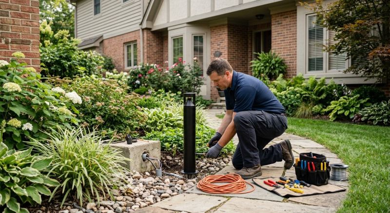Fence Lighting Installation in Orem, UT