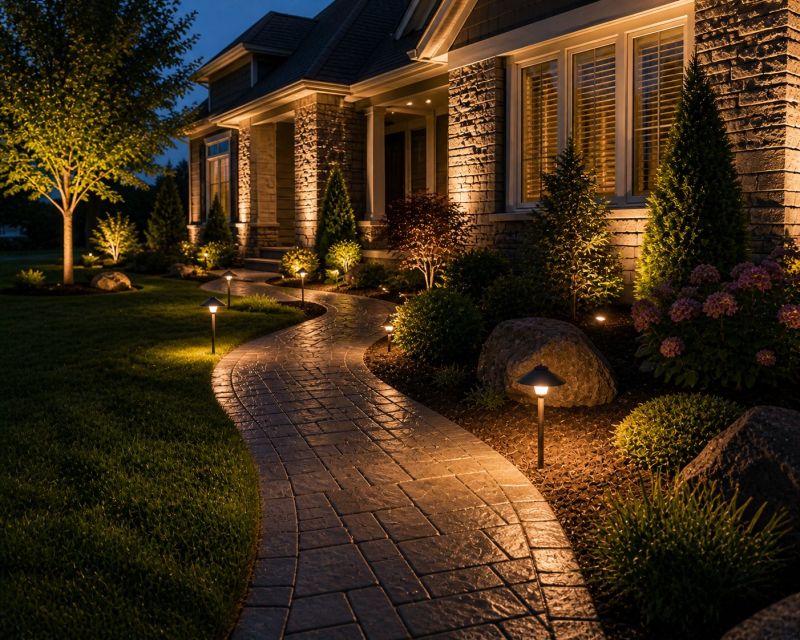Walkway Lighting Installation in Utah County, UT